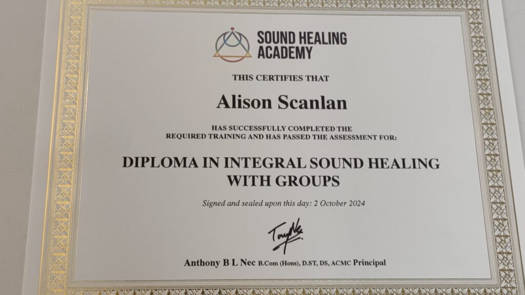 Diploma in Sound Healing